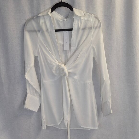 NWT Timing Size Small White Blouse - Picture 1 of 16
